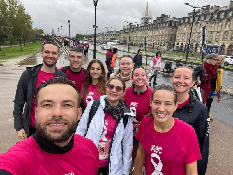 Weber & Vila Services solidaire dans la Cause du Cancer du Sein