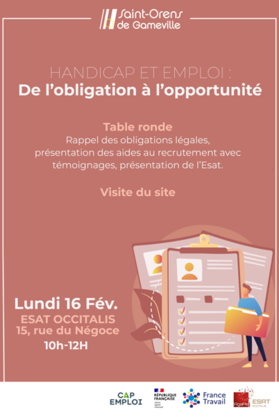 Table Ronde HANDICAP ET EMPLOI du 16 février 2026